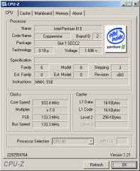 CPU-Z Screenshot